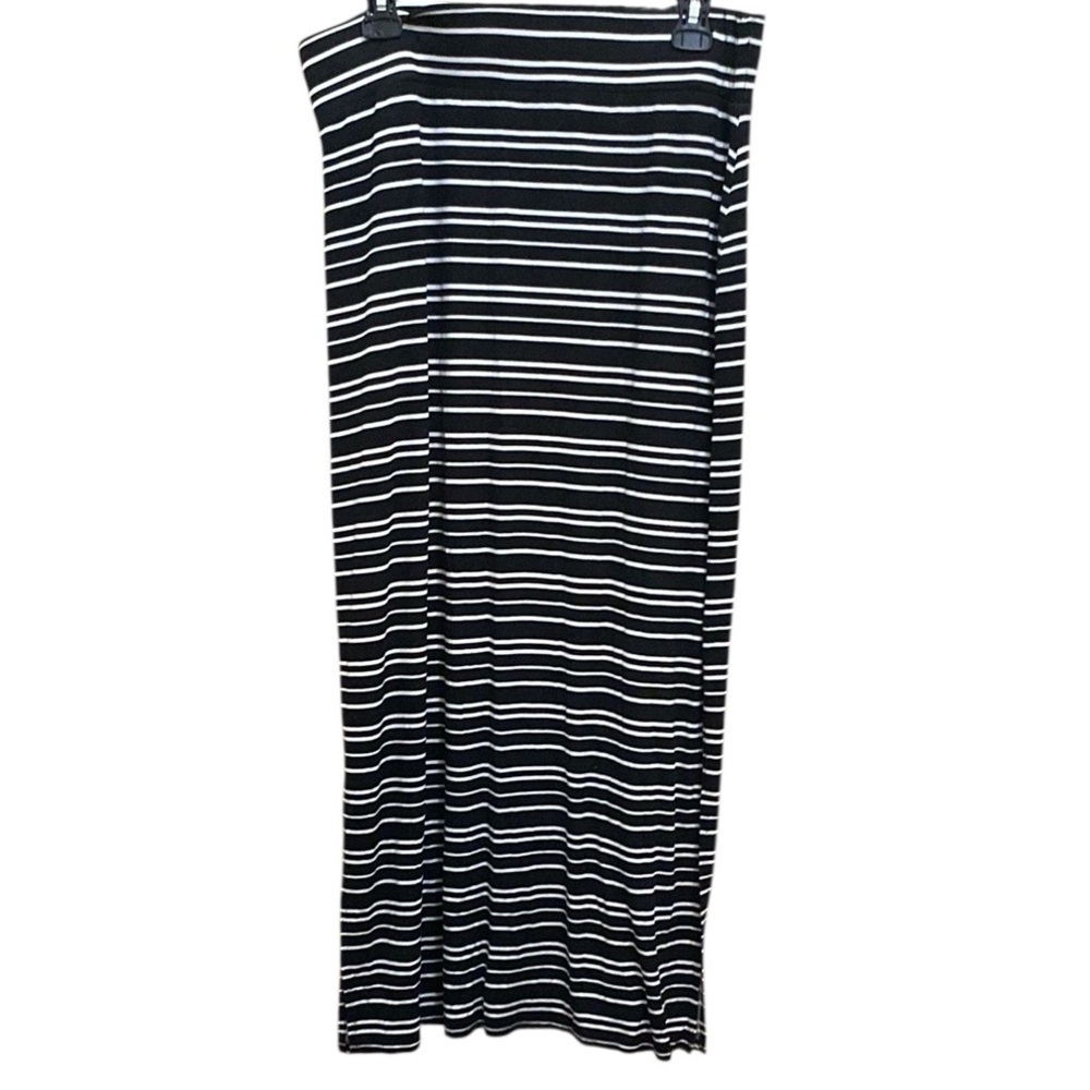 a.n.a Black and White Maxi Pencil Skirt Resort Wear